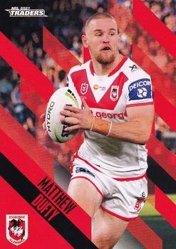 2021 NRL Traders #123 Matthew Dufty Front
